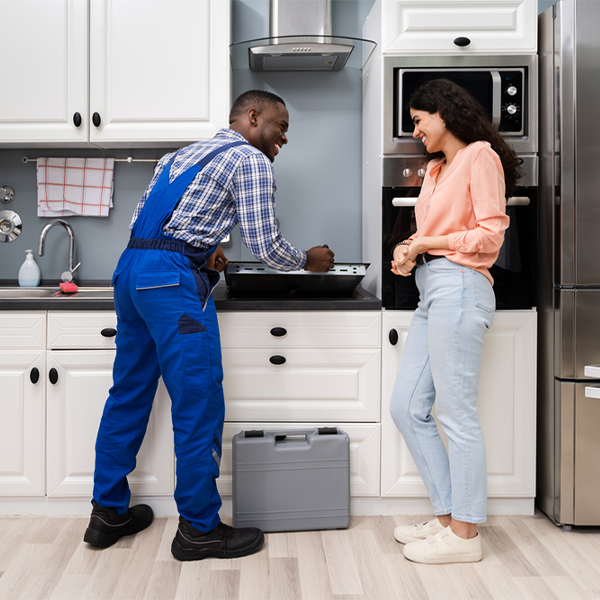 can you provide an estimate for cooktop repair before beginning any work in Knott TX